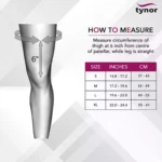 knee cap comfeel size measure