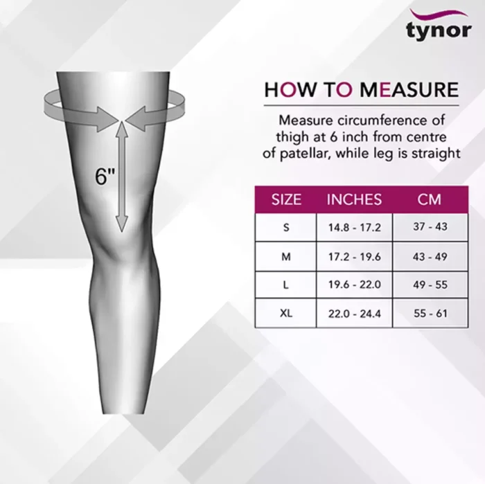 knee cap comfeel size measure