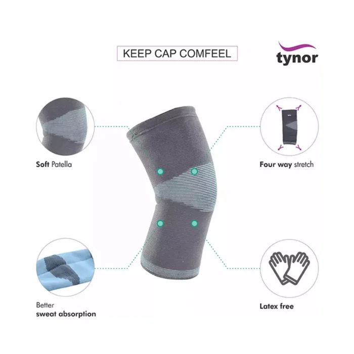 features of knee cap comfeel
