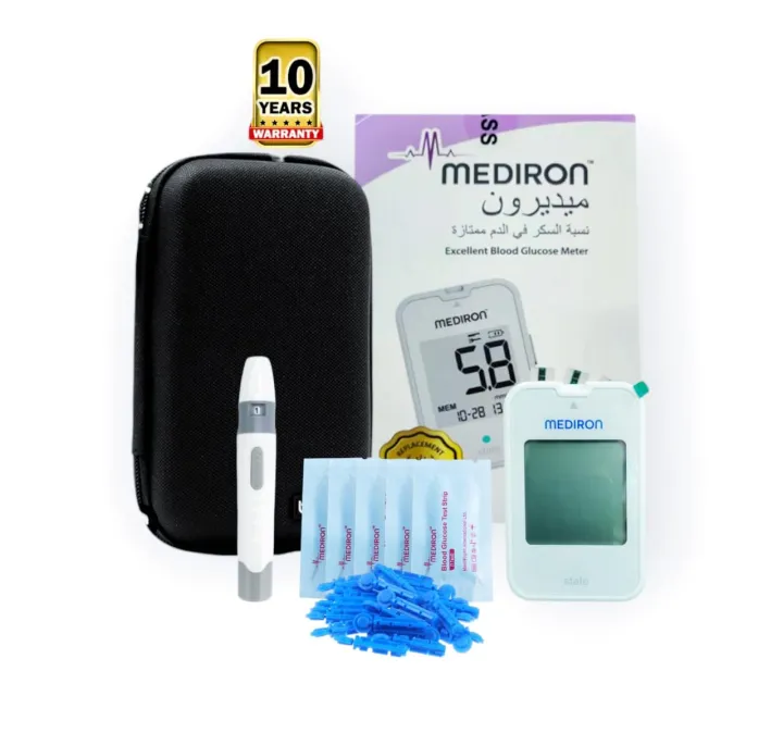 Mediron Blood Glucose Monitoring Diabetes Machine