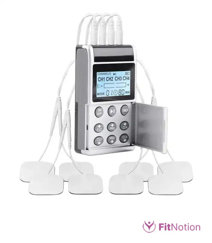 Rechargeable TENS EMS Muscle Stimulator Massager Machine